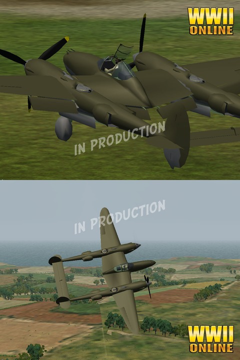 WWII Online - Le P38 dévoilé