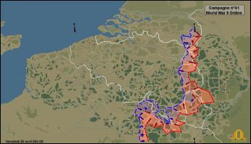 WWII Online - La carte complète du front avec l'historique !