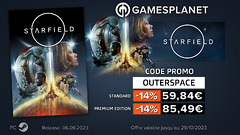 Code promo Gamesplanet : Starfield jusqu'à -14%, Trine 5 à -10%, TWW3: Shadows of Change à -15%