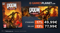 Promo Gamesplanet : pré-téléchargement et dernière précommande pour DOOM Eternal (jusqu'à -17%)