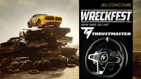 Wreckfest - Résultats de concours : avez-vous gagné un ensemble « volant Thrustmaster T248 avec le jeu Wreckfest » ?
