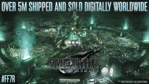Final Fantasy VII Remake - Plus de 5 millions d'exemplaires de Final Fantasy VII Remake vendus, en promotion à 46 €