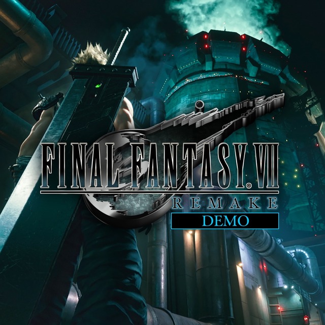 Logo de la démo de Final Fantasy VII Remake