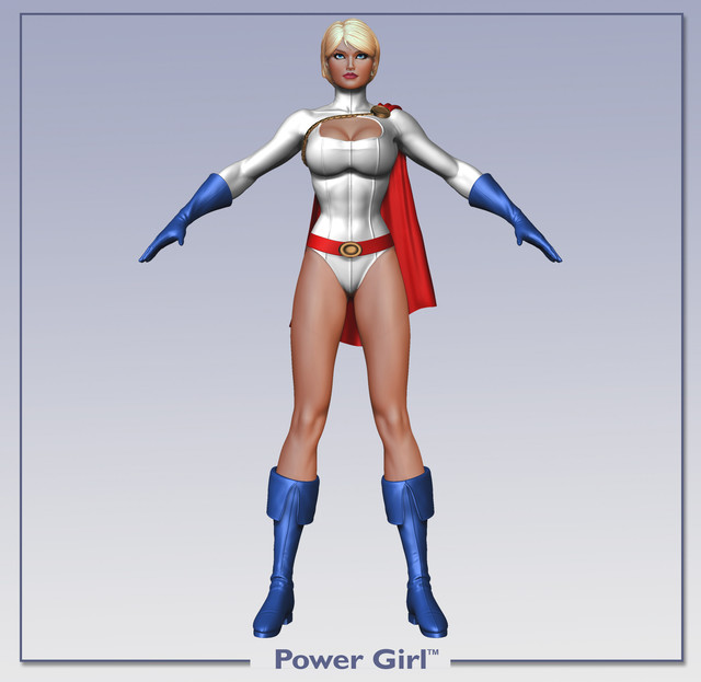 Power Girl - Dc ren icnchar powergirl front