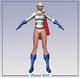 Power Girl - Dc ren icnchar powergirl front