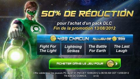 DC Universe Online - Promotion sur tous les DLC