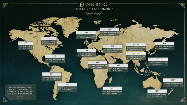 Date de lancement d'Elden Ring
