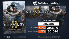 Promo Gamesplanet : Chivalry 2 en précommande (-17%), 32 jeux indépendants en promotion