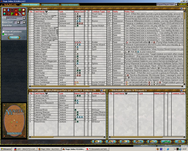 La construction d'un deck.