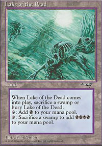 Magic the Gathering Online - Lake of the Dead réimprimé dans Masters Edition