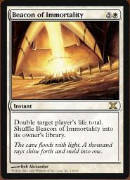 Magic the Gathering Online - Beacon of Immortality réimprimé dans X