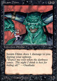 Juzam Djinn réimprimé dans Masters Edition