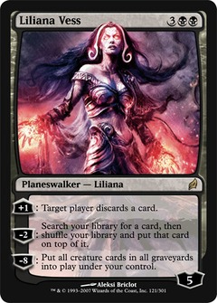 3e partie du site Planeswalkers, la carte de Liliana Vess révélée