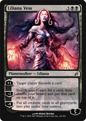 Magic the Gathering Online - 3e partie du site Planeswalkers, la carte de Liliana Vess révélée