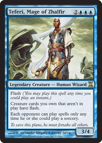 Magic the Gathering Online - Teferi aura sa propre carte dans Magic Online : Time Spiral