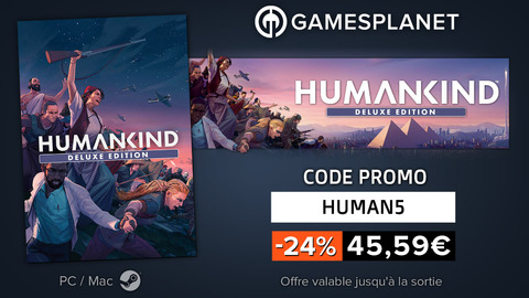 Humankind - Promo Gamesplanet : Humankind en bêta et en promotion (jusqu'à -24%)
