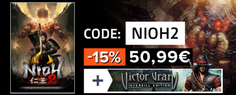 Nioh 2 - Promo Gamesplanet : Nioh 2 sur PC à -15%, avec une copie de Victor Vran: Overkill Edition