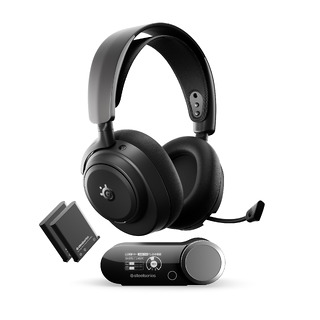 Arctis nova pro omni black hero w gamehub batteries alt