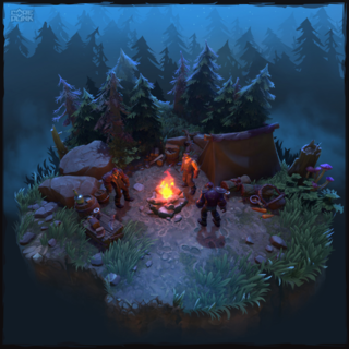 Campement de monstres