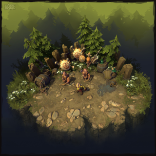 Campement de monstres