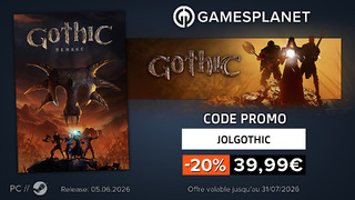 Gothic 1 Remake à -20% sur Gamesplanet avec le code promotionnel JOLGOTHIC
