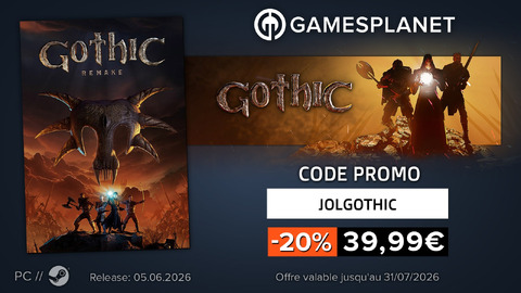 Gothic - Code promo JOL x Gamesplanet : Gothic 1 Remake se lance aujourd'hui à -20%