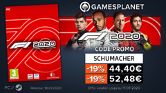 Promo Gamesplanet : jusqu'à -19% sur le jeu de courses F1 2020