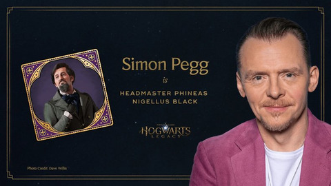 Hogwarts Legacy - Simon Pegg double l'acariâtre directeur Black de Poudlard dans Hogwarts Legacy