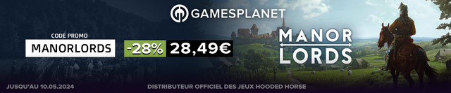 Manor Lords at -28% on Gamesplanet