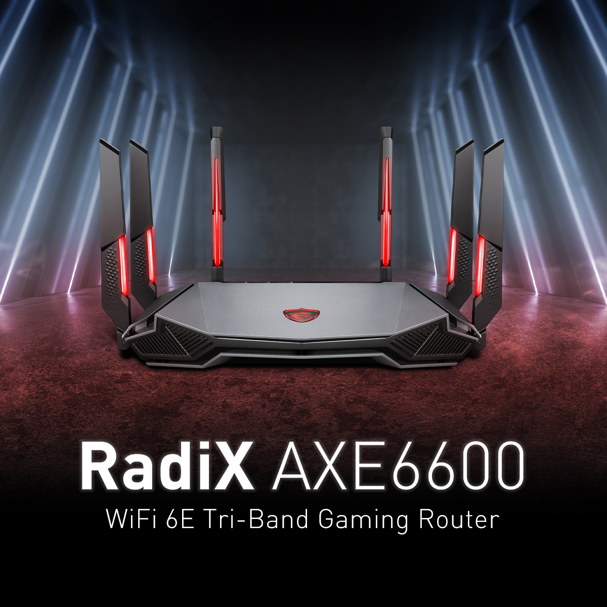 MSI RadiX AXE6600 - Routeur et modem MSI sur