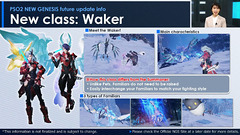 Nouvelle classe : le Waker s'annonce dans Phantasy Star Online 2: New Genesis