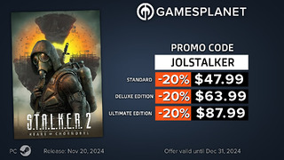 Code promo JOL x Gamesplanet : STALKER 2: Heart of Chornobyl à -20%