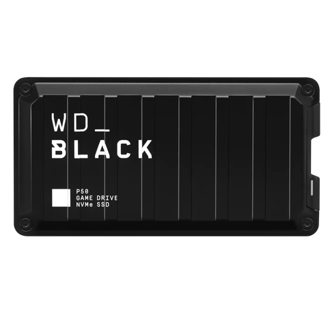 Wd black p50 game drive usb 3 2 ssd front