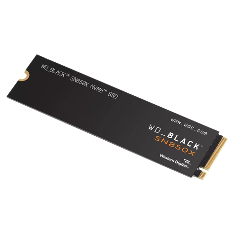 Wd black sn850x nvme ssd angled