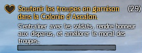 Guild Wars 2 - Soutenir les troupes en garnison dans la Colonie d'Ascalon