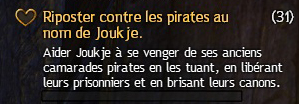 Guild Wars 2 - Riposter contre les pirates au nom de Joukje