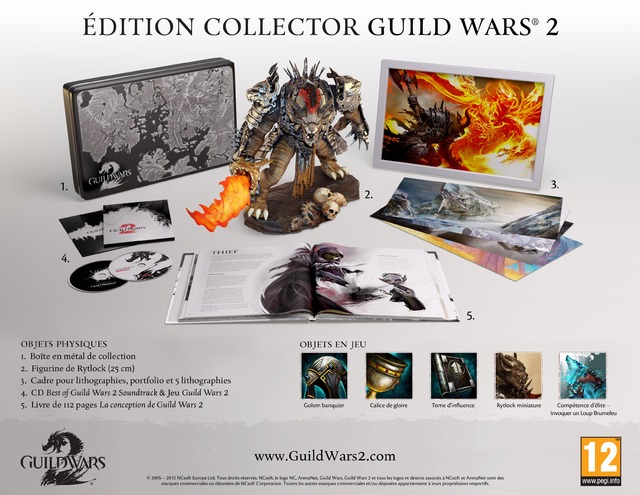 Détail de l'édition Collector de Guild Wars 2