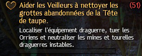 Guild Wars 2 - Aider les Veilleurs à nettoyer les grottes abandonnées de la tête de taupe