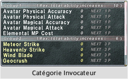 Final Fantasy XI - Ajouts des Merit Points !