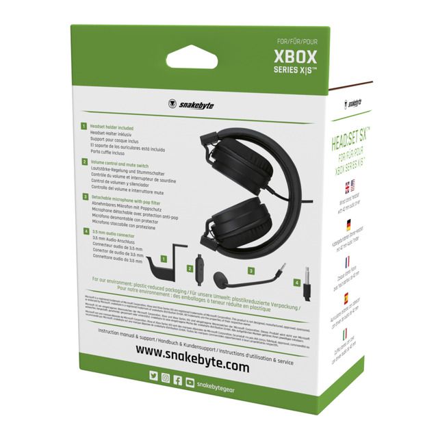 Snakebyte PressKit XboxSeriesX SB916250snakebyteXSXHeadSetSX ProductPictures SB916250snakebyteXSXHeadSetSXPackaging02