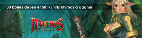 Mythos - Jeux-Concours : des boîtes de jeu et T-shirts à gagner