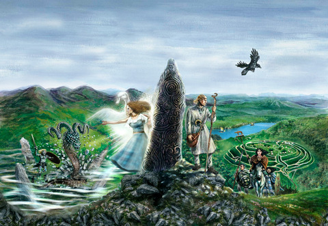 Ynn Pryddein : La terre des Forts - Ynn Pryddein : La Terre des Forts - Un jeu de rôle fantastique archéo-compatible