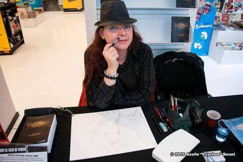 Bouet Axelle - Interview d'Axelle "Psychée" Bouet, illustratrice, romancière et créatrice de jeu de rôle - Créatrice fullstack