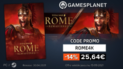 Promo Gamesplanet : Total War: Rome Remastered en promotion (jusqu'à -14%) et en pré-téléchargement