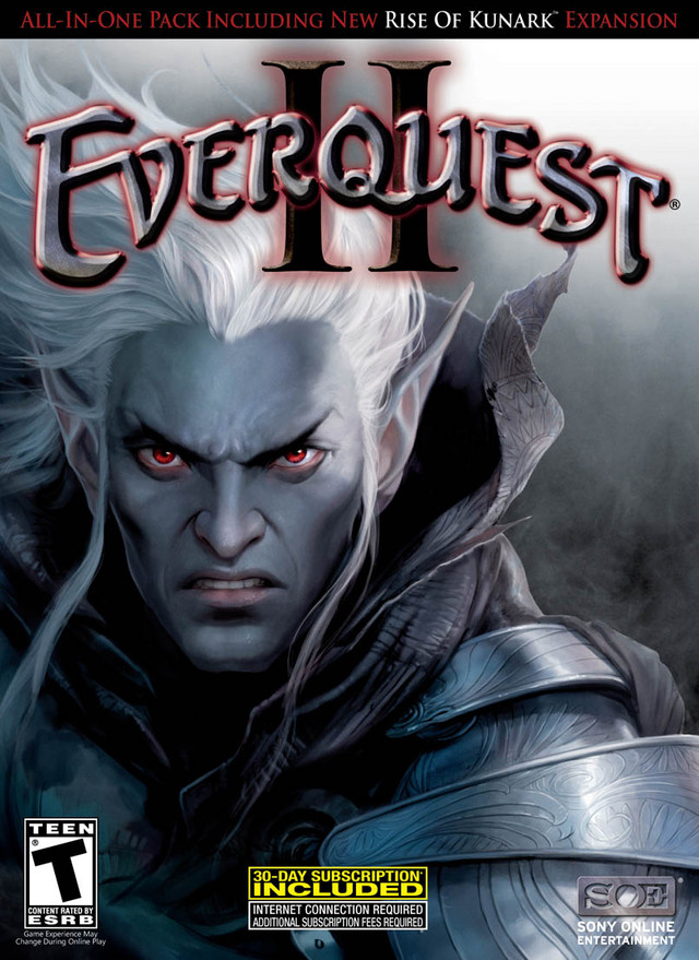La boîte américaine d'EverQuest 2: Rise of Kunark