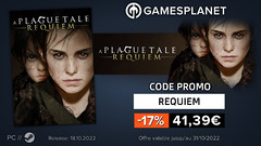 Promo Gamesplanet : A Plague Tale: Requiem jusqu'à -17%, Far Cry 6 à -63%