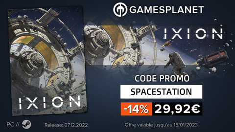 Ixion - Code promo -14% : le city builder de science-fiction IXION est disponible