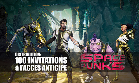 Space Punks - Distribution : 100 invitations à rejoindre l'accès anticipé du RPG d'action Space Punks à gagner