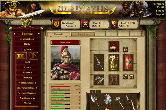 Images de Gladiatus