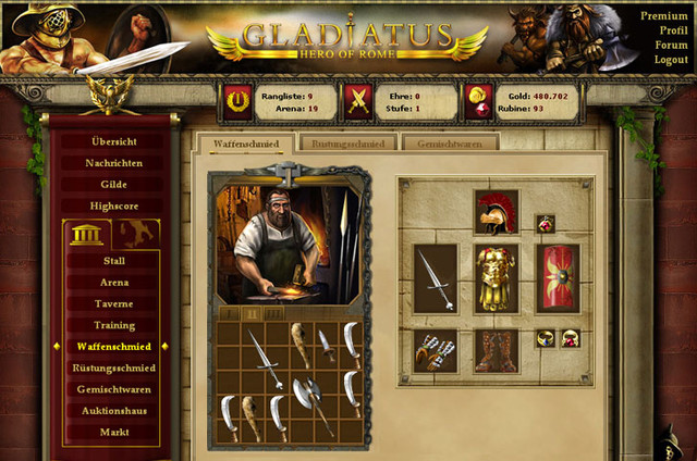 Images de Gladiatus